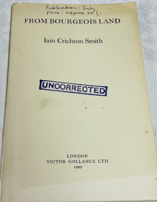 From Bourgeois Land [uncorrected proof]