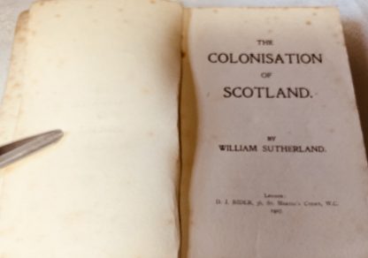 The Colonisation of Scotland