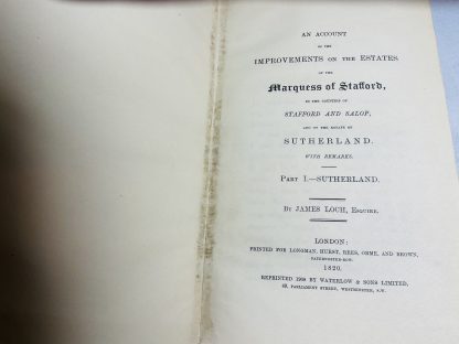 An Account of the Improvements on the Estates of the Marquess of Stafford, in the Counties of Stafford and Salop, and on the Estate of Sutherland: Part 1 - Sutherland - Image 2