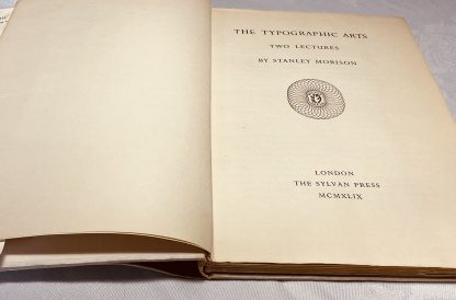 The Typographic Arts: Two Lectures. - Image 3