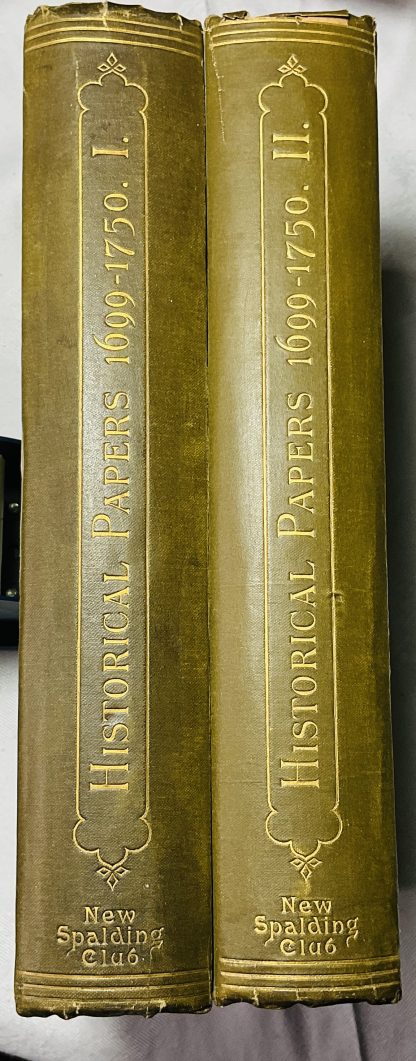 Historical Papers Relating to the Jacobite Period, 1699-1750 [2 volumes] - Image 2
