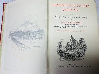 Edinburgh and Country Croonings: Being selections from the shorter poetic writings of James Lumsden (Samuel Mucklebackit) - Image 2