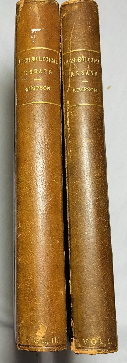Archaeological Essays by the Late Sir James Y. Simpson [2 volume set] - Image 2