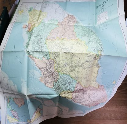 Map of Malaya [1950]. Scale of 12 Miles to an Inch - Modified Polyconic Projection. - Image 3