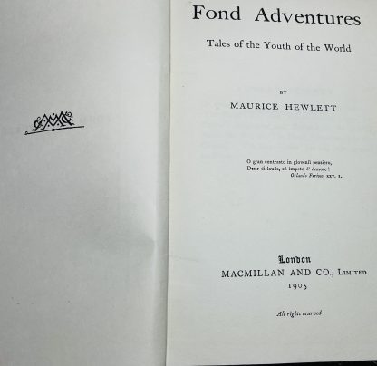 Fond Adventures; Tales of the Youth of the World - Image 2