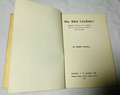 Who Killed Cock-Robin? Remarks on Poetry, on its criticism, and, as a sad warning, the story of Eunuch Arden - Image 2