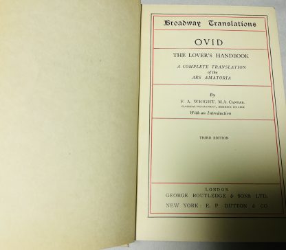 OVID: The Lover's Handbook: A Complete Translation of the Ars Amatoria - Image 3