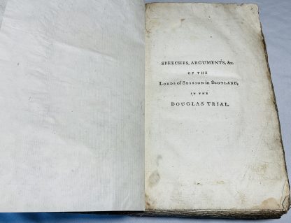The Speeches, Arguments, and Determinations of the Right Honourable the Lords of Council and Session in Scotland, upon that Important Cause, wherein His Grace the Duke of Hamilon and Others were Plaintiffs, and Archibald Douglas of Douglas esq; Defendant - Image 2