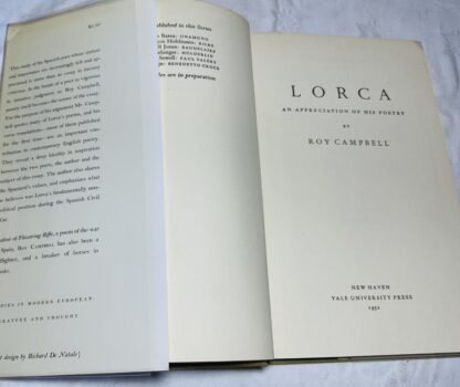 Federico Garcia Lorca an Appreciation, With Selected Translations of His Poetry - Image 2