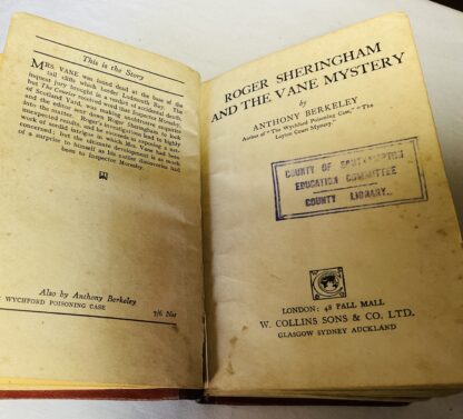 Roger Sheringham and the Vane Mystery - Image 3