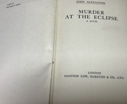 Murder at the Eclipse, - Image 2