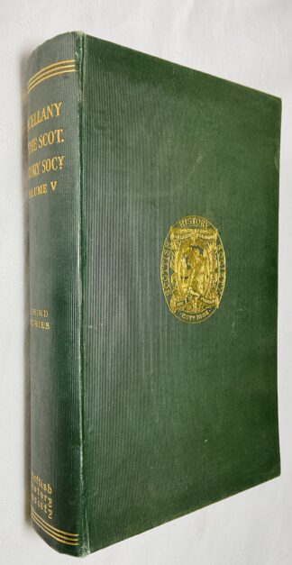 Miscellany of the Scottish History Society,Fifth Volume