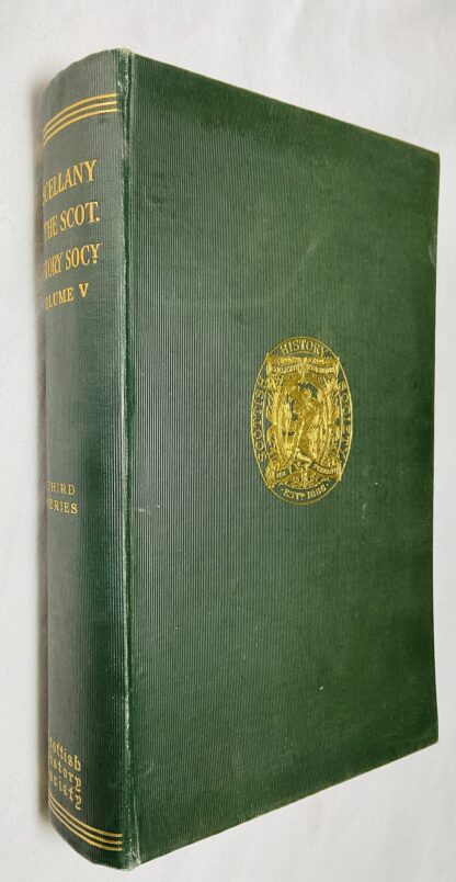 Miscellany of the Scottish History Society,Fifth Volume