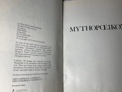 Mythopoeikon: The Paintings, Etchings, Book-Jacket and Record Sleeve Illustrations of Patrick Woodroffe - Image 5