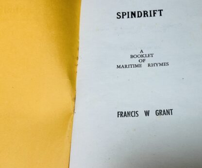 Spindrift: A Booklet of Maritime Rhymes - Image 2