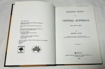 Geographic Travels in Central Australia From 1872 to 1874 - Image 2
