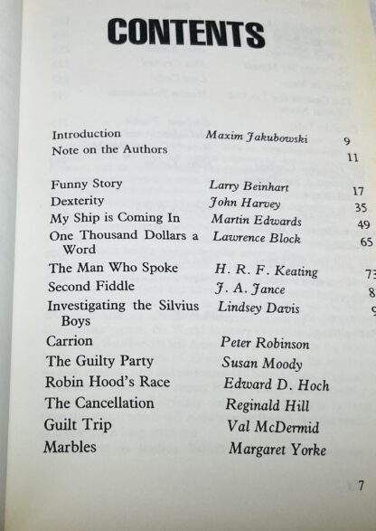 Bouchercon 26: Souvenir Programme - The World Mystery Convention, Nottignham, England, 1995; [with] No Alibi: The Best New Crime Fiction - Image 3
