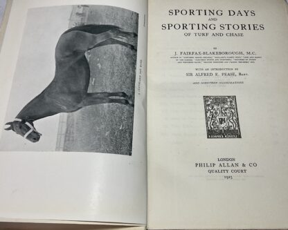 Sporting Days and Sporting Stories of Turf and Chase - Image 3