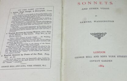 Sonnets and Other Verse - Image 3