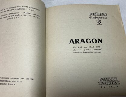 Poetes d'aujourd' hui: Aragon - Image 2