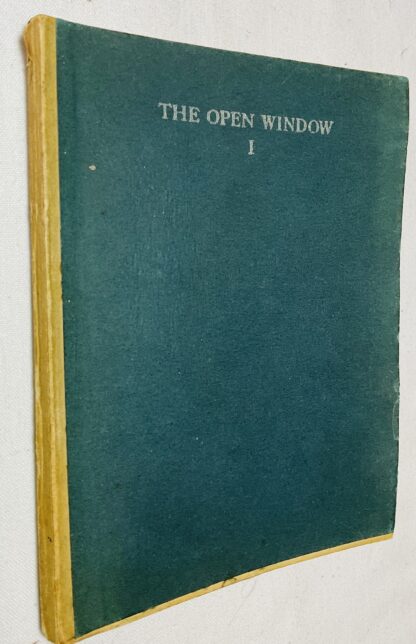 Open Window Issue 1, October - March 1910-1911
