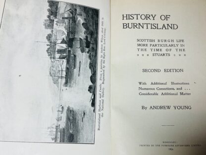 History of Burntisland: Scottish Burgh Life, More Particularly in the Time of the Stuarts - Image 2
