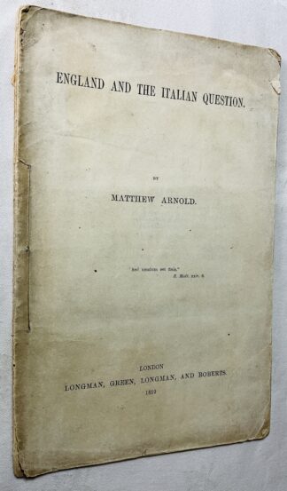 England and the Italian Question