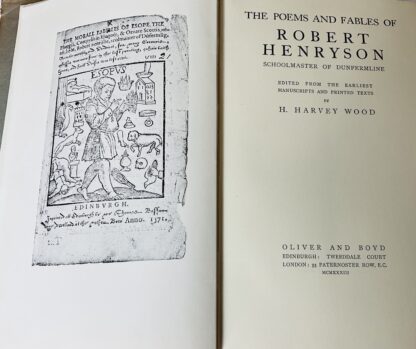 The Poems and Fables of Robert Henryson, Schoolmaster of Dunfermline - Image 2