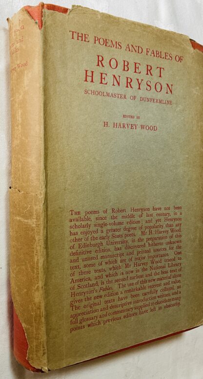The Poems and Fables of Robert Henryson, Schoolmaster of Dunfermline