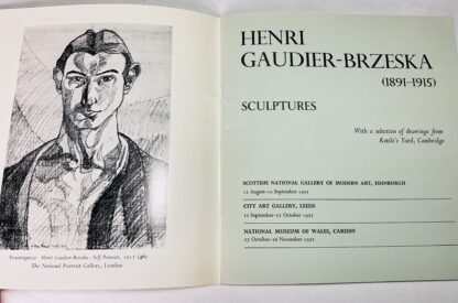 Henri Gaudier-Brzeska (1891-1915): Sculptures, with a selection of drawings from Kettle's Yard, Cambridge, - Image 2