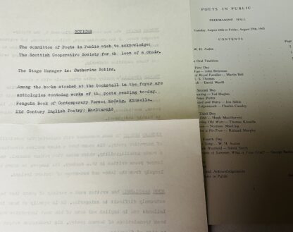 Poets in Public: Edinburgh International Festival Programme - Image 3