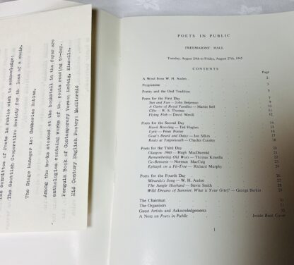 Poets in Public: Edinburgh International Festival Programme - Image 4