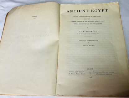 Ancient Egypt: an Easy Introduction to Its Archeology Including a Short Account of the Egytian Museum, Cairo, With a Description of Giza and Saqqara - Image 3