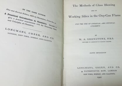 The Methods of Glass Blowing and of Working Silica in the Oxy-Gas Flame - Image 3