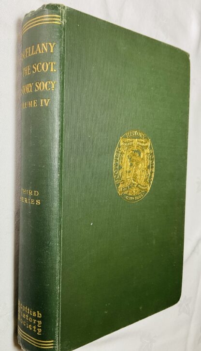 Miscellany of the Scottish History Society [Fourth volume] - Commentary on the Expedition to Scotland Made by Charles Edward Stuart Prince of Wales