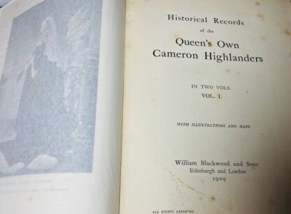 Historical Records of the Queen's Own Cameron Highlanders, Volume I - Image 2
