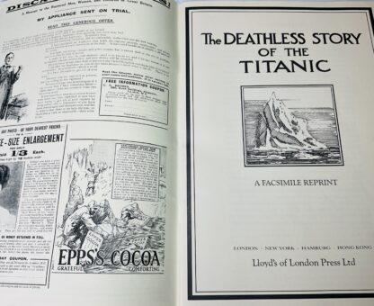 The Deathless story of the Titanic:  A Facsimile Reprint - Image 2