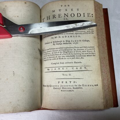 The Muses Threnodie: Or Mirthful Mournings on the Death of Mr Gall. Containing Variety of Pleasant Poetical Descriptions, Moral Instructions, Historic Narrations, and Divine Observations, with the Most Remarkable Antiquities of Scotland, especially of PERTH - Image 4