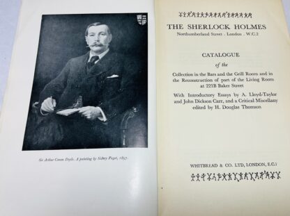 The Sherlock Holmes - Northumberland Street, London, W. C. 2: Catalogue of the Collection in the Bars and the Grill Room and in the Reconstruction of part of the Living Room at 221B Baker Street - Image 3