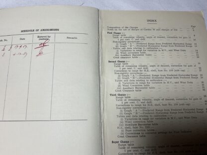 Range Tables (part 1) for Q. F. 25-PR. Guns, Marks 2 and 3 [amended] - Image 2