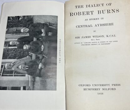 The Dialect of Robert Burns as Spoken in Central Ayrshire - Image 3