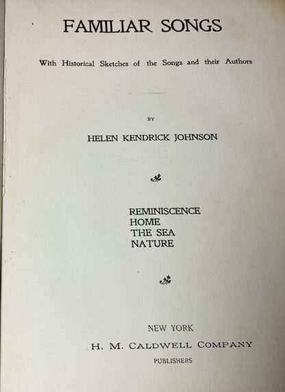 Our Familiar Songs and their Authors: With Historical Sketches of the Songs and Their Authors - Image 2