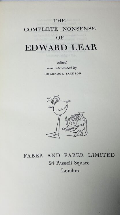 The Complete Nonsense Of Edward Lear - Image 2