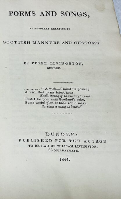 Poems and Songs, Principally Relating to Scottish Manners and Customs - Image 2