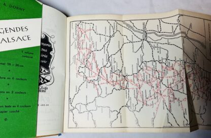 Les Vosges et l Alsace. Guide du Touriste. Edité sous le patronage du Club Vosgien. 3e edition entierement remaniee par Louis Fritsch. Preface Robert Redslob. Mit einer ausklappbaren Karte u. mehreren farbigen Karten. - Image 2