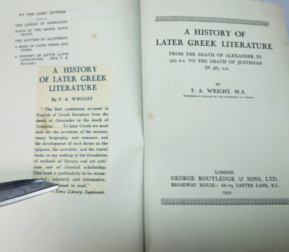 A History of Later Greek Literature - Image 2