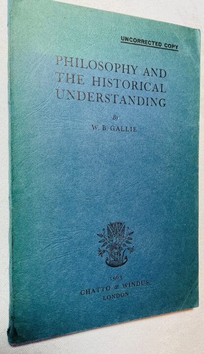Philosophy and the Historical Understanding