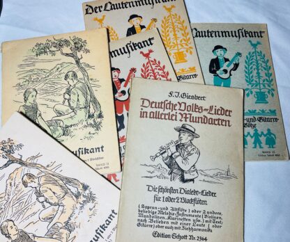 Der Lautenmusikant [3 volumes]: Der Flautenmiskant [2 volumes]; Deutsches Volks-Lieder [1 volume]