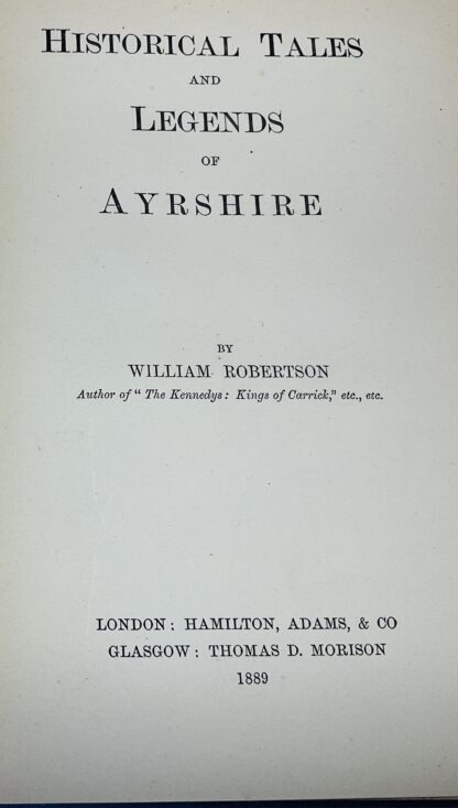 Historical Tales and Legends of Ayrshire - Image 3