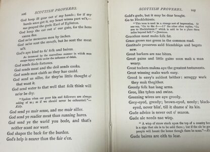 The Proverbs of Scotland: With Explanatory and Illustrative Notes and a Glossary. - Image 3